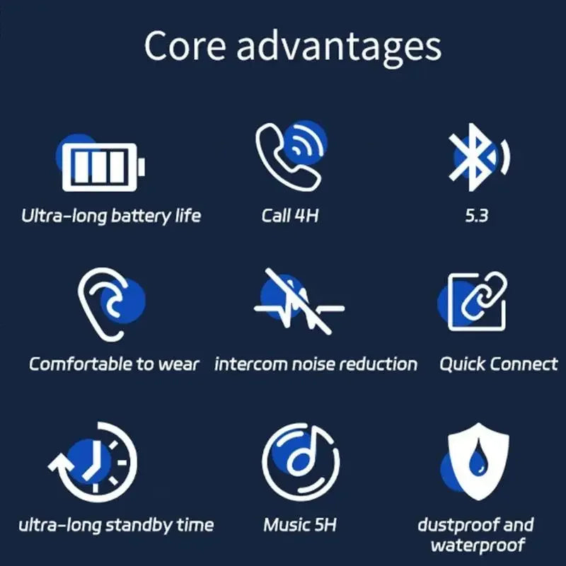 ClearWave AI Translator Earbuds